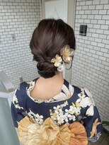 フェリーチェ 六本木店(Felice)&nbsp;浴衣ヘア 花火大会 着物ヘア シニヨン アップスタイル