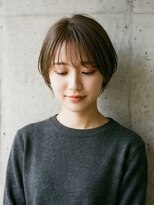クレメント サロン ブル(Clement Salon Bull)&nbsp;【松戸BULL】大人女性に！アッシュブラウン×ひし形ショートボブ