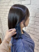 レーベン(Leben)&nbsp;ブルーインナーカラー / 結んでも可愛い