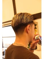 ニューデイ バーバー ショップ(NEWDAY BARBER SHOP)&nbsp;ミドルテーパー　サイドパート