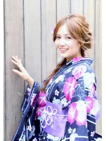 ネオリーブ シュシュ 神保町店(Neolive susu) ゆるふわアレンジ☆サイドアップ for神保町