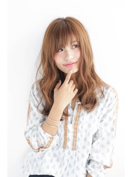 ロロネー 豊中(Lolonois) 【Lolonois豊中】ゆるウェーブが可愛いセミディ（中塚由里子）