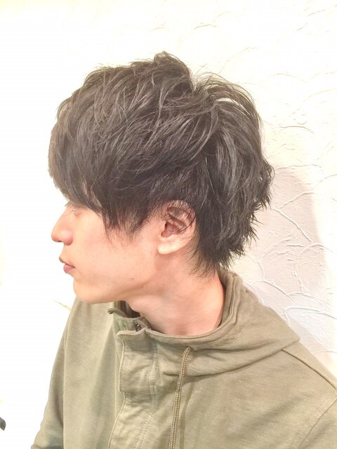 #ジェンダーレス#ミリタリー・マッシュ・Hommehair2nd櫻井