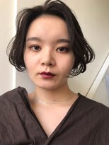 ハニーマスタード(HONEY MUSTARD)&nbsp;ダークカラーのハンサムボブ