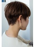 小顔カット_センシュアルショート_インナーカラー_スパイラル
