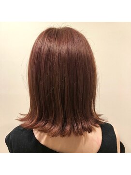 プレゼンス ブレインズ 下北沢(PRESENCE BRAINS) 『PRESENCE BRAINS 下北沢』外ハネ×カシスピンクベージュ