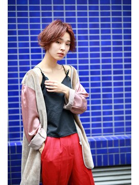 リアン(Lien) Lien☆イルミナベビーピンク×ハンサムショートボブ　立川