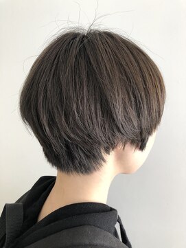 ネイヴィル(navile) ダークミルクティーグレージュ×ハンサムショート