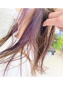 インナーカラー/ラベンダー/ラベンダーグレージュ 佐藤拓哉