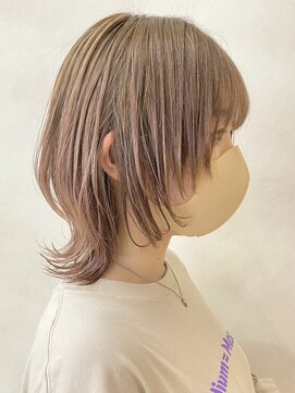 ユーフォリア 銀座(Euphoria) ウルフ/レイヤー/ウルフカット/ベージュ/ボブウルフ/担当岩崎
