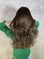 ラフェスタヘア 和歌山駅前店(Lafesta HAIR)&nbsp;【ダークグラデーション】【コテ巻】【ロング】【和歌山】