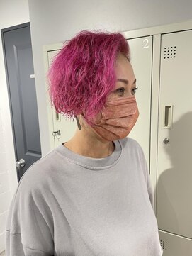 シェル 吉祥寺(shell) 2ブロックハンサムショート_パッションピンク