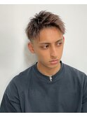 無造作アップバング