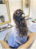 結婚式ヘアセット