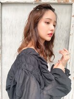 【ARTE表参道/青山】モテ髪ミディアム×ブリーチなし透明感