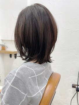 ミッシェル アフロート(michelle afloat) 20代30代40代50代大人気Cカーブボブ☆外ハネぱっつんボブ