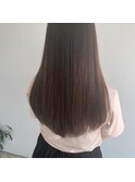 松山市/20代/30代/40代/柔らか質感のストレートパーマ