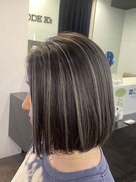 アンドバイモードケイズ (and by MODE K's) 【サロンスタイル】ナチュラルコントラストハイライト