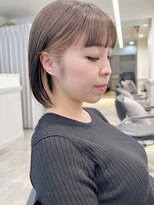 グラフ 銀座(GRAFF)&nbsp;くびレイヤーエモージュ前髪ミディアムボブインナー