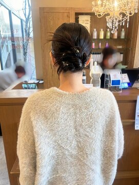 ルシュカイチマルニ(Rasca102) Rasca◇カチモリヘア　ヘアアレンジ　お呼ばれヘア