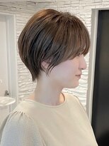 メモリーズ 表参道(Memories)&nbsp;白髪ぼかし/ひし形/癖毛/大人ショートボブ/60代50代40代