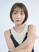 ピークアブー アヴェダ アトレ恵比寿(PEEK-A-BOO AVEDA) 前髪あり大人小顔ショートボブ/30代40代50代/岡野亘希