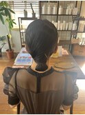 hair set/tight hair