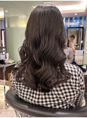 結んでも可愛いヘアスタイル/コテ巻き風パーマ/ロングパーマ