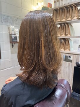 チアー ヘアリラクゼーション(cheer HAIRRELAXATION) 外ハネセミロング