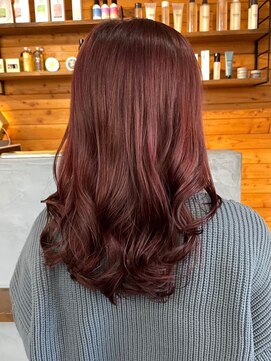 ビスクヘアデザイン(bisq hair design) ピンクブラウン　艶髪　髪質改善　韓国風　顔まわり　顔周り
