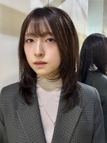 メイカ(MEIKA)&nbsp;”ロングレイヤー×チャコールブラウン”