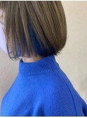 個性インナー◇ネイビージュボブ
