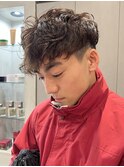 癖毛風パーマスペインカール外国人風パーマ調布スペインカール