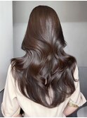 韓国ヘア顔周りレイヤー美髪ロング_ba476691
