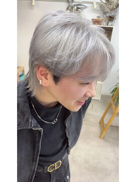 オリビアヘアー(OLIVIA HAIR) メンズホワイトカラー