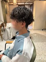 サンバイセライロ 千葉(SAN. by celilo)&nbsp;メンズトレンドヘア/スパイラルパーマ/刈り上げマッシュ/関祐翔