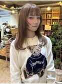 レイヤー/透明感ブラウン/ブラウンカラー/大阪梅田/中崎町