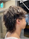ツイストスパイラルパーマツーブロックツイストパーマ