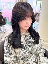 アリスバイアフロート 自由が丘(ALICe by AFLOAT) 〇くびれヘア グレージュ 髪質改善 顔まわりカット レイヤー