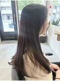 【お客様スタイル】艶の出るダークトーンのヘアカラー