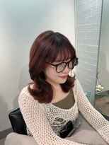 ユン(Yoon) 【NAGOMI指名限定】カシスブラウン×くびれヘア
