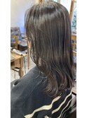 透明感 グレージュ