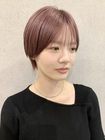 ミクマル(micmal)&nbsp;大人可愛いダブルカラーピンクヴァイオレット似合わせショート