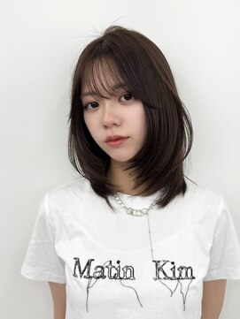 アマトウキョウスマートサロン(AMA TOKYO×Smart Salon) くびれレイヤー/顔まわりカット/レイヤーカット/小顔ヘア