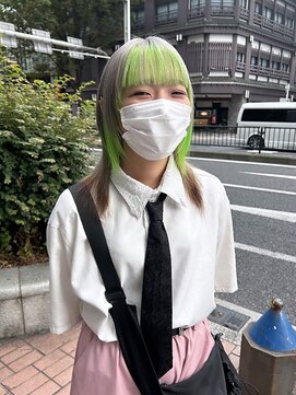 インク サカエ(inq sakae) バングカラー/インナーカラー/ウルフ