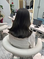 ロンドルピナス 小倉(Lond Lupinus)&nbsp;ミディアムヘア暗めカラー/デザインカラー/フェイスフレーミング