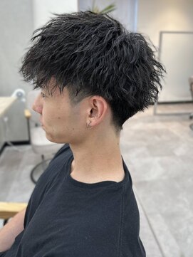 スターズ 柏(STARS) ツイストパーマ 束感 ツーブロック 20代 30代 マッシュパーマ