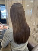 乾かすだけでまとまる艶ロング