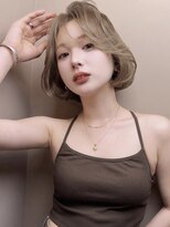 リス バイ ソヨン(Lis by SOYON) 大人ガーリータンバルモリタッセルエアリーボブレイヤーボブz628