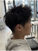 刈り上げ アップバング 鹿児島メンズ